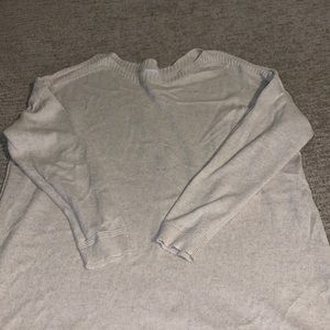 Oatmeal tunic-style sweater